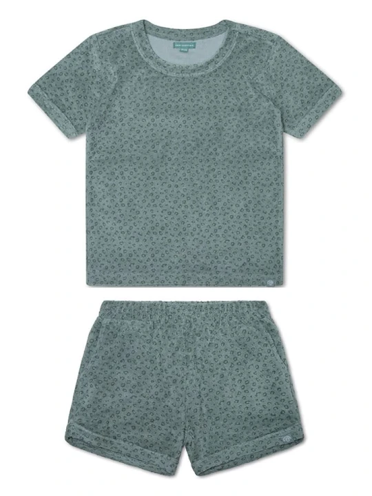 Zdjęcie produktu Swim Essentials 2-częściowy zestaw "Green Leopard" w kolorze zielonym rozmiar: 122 / 128