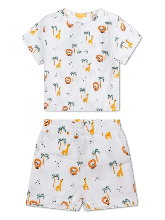 Zdjęcie produktu Swim Essentials 2-częściowy zestaw "Jungle" w kolorze białym rozmiar: 122 / 128