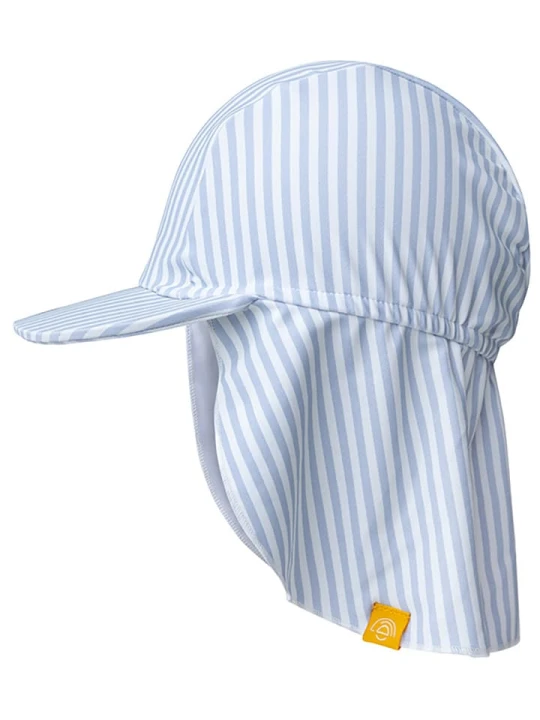Zdjęcie produktu Swim Essentials Czapka "Crosslines" w kolorze błękitnym z ochroną karku rozmiar: 50-80