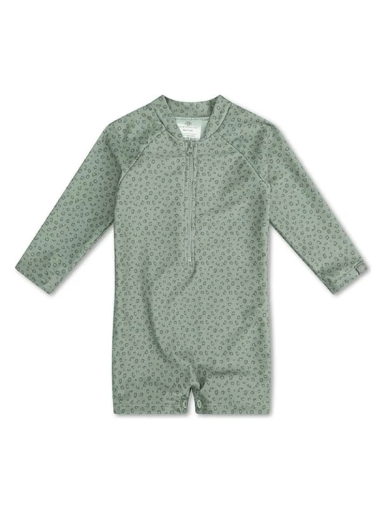 Zdjęcie produktu Swim Essentials Kombinezon kąpielowy "Leopard" w kolorze turkusowo-niebieskim rozmiar: 74/80
