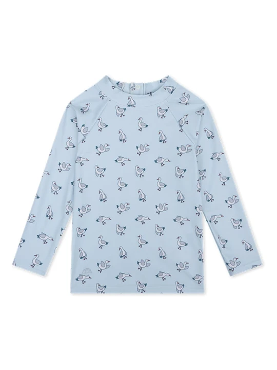 Zdjęcie produktu Swim Essentials Koszulka kąpielowa "Little Seagull" w kolorze błękitnym rozmiar: 86/92