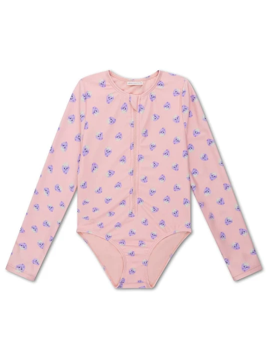 Zdjęcie produktu Swim Essentials Strój kąpielowy "Blackberry" w kolorze jasnoróżowo-fioletowym rozmiar: 86/92