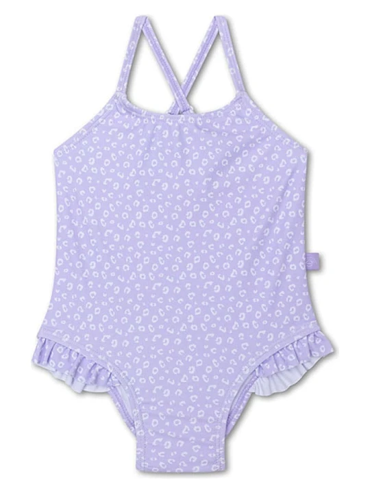Zdjęcie produktu Swim Essentials Strój kąpielowy "Leopard" w kolorze fioletowym rozmiar: 98/104