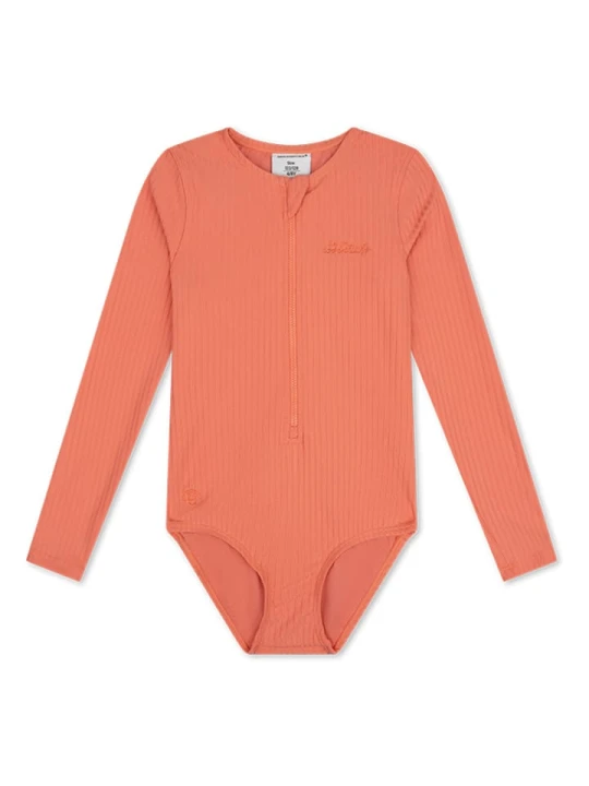 Zdjęcie produktu Swim Essentials Strój kąpielowy "Pink Bay" w kolorze pomarańczowym rozmiar: 86/92