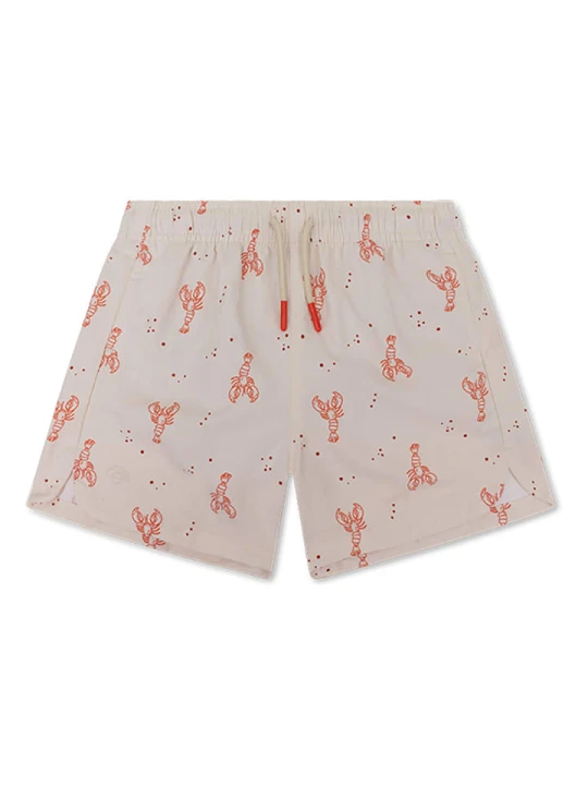 Zdjęcie produktu Swim Essentials Szorty kąpielowe "Little Lobster" w kolorze pomarańczowym rozmiar: 74 / 80