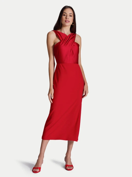 Zdjęcie produktu Swing Sukienka koktajlowa 5AI17900 Czerwony Slim Fit