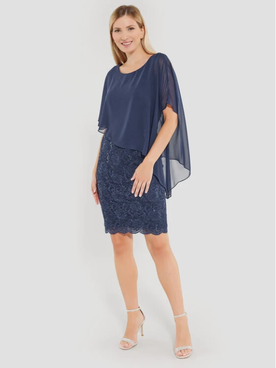 Zdjęcie produktu Swing Sukienka koktajlowa 77760410 Granatowy Regular Fit