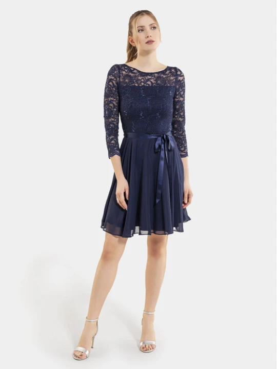 Zdjęcie produktu Swing Sukienka koktajlowa 77761210 Granatowy Regular Fit