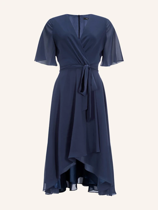 Zdjęcie produktu Swing Sukienka Koktajlowa W Stylu Kopertowym blau GRANATOWY