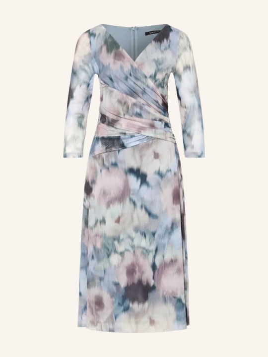 Zdjęcie produktu Swing Sukienka Z Siateczki Z Rękawami 3 / 4 blau