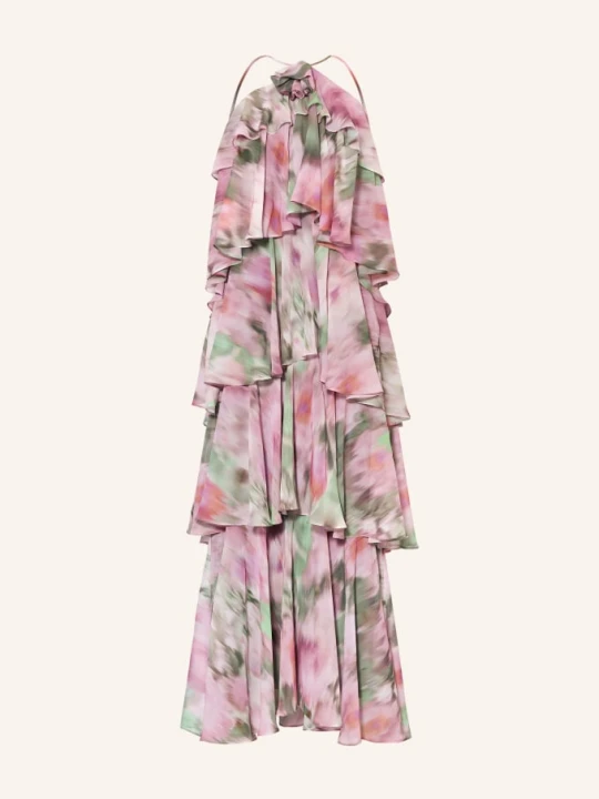 Zdjęcie produktu Swing Suknia Wieczorowa Z Falbanami rosa różowy