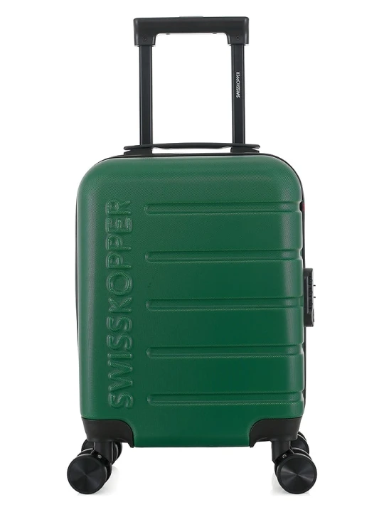 Zdjęcie produktu SWISS KOPPER Walizka "Aigle" w kolorze zielonym - 32 x 46 x 20 cm rozmiar: onesize