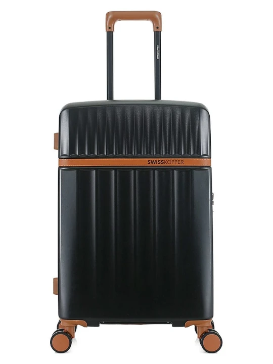 Zdjęcie produktu SWISS KOPPER Walizka "Zermatt" w kolorze czarnym - 42, 5 x 67 x 26 cm rozmiar: onesize