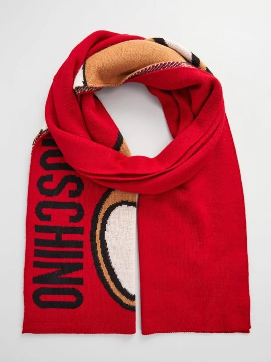 Zdjęcie produktu Szal MOSCHINO czerwony