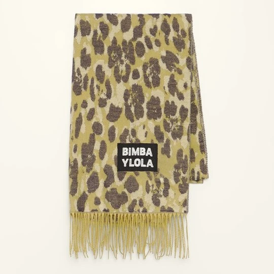 Zdjęcie produktu Szal cętki Leopard ochra BIMBA Y LOLA OCHRE