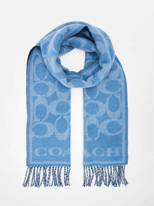 Zdjęcie produktu Szal Coach niebieski