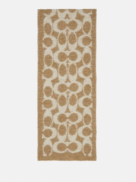 Zdjęcie produktu Szal Coach mleczny