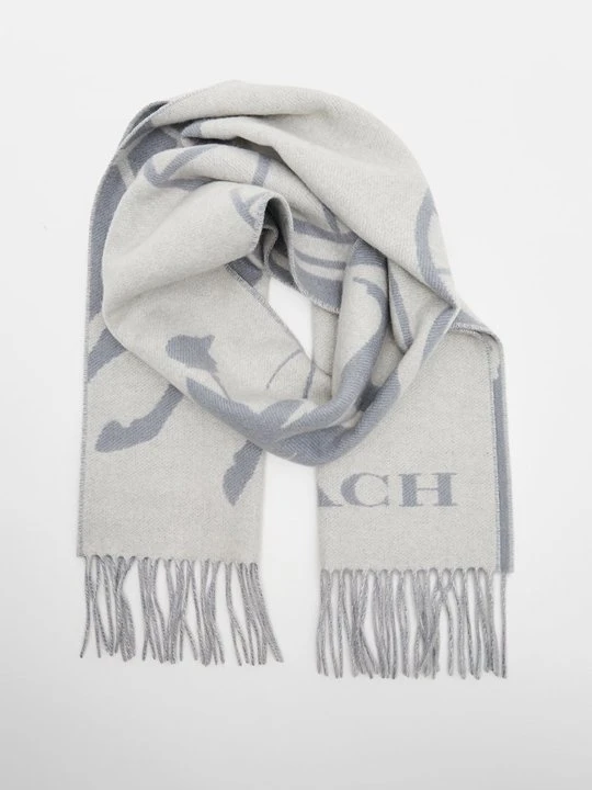 Zdjęcie produktu Szal Coach biały