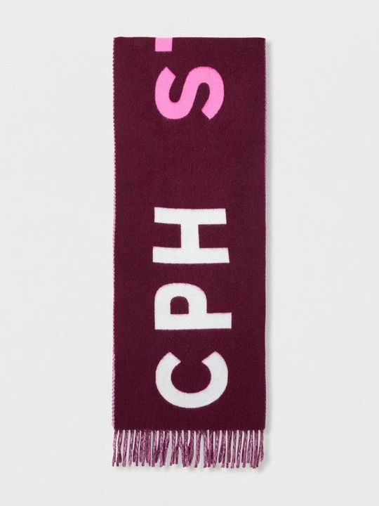 Zdjęcie produktu Szal Copenhagen Studios ciemnoczerwony