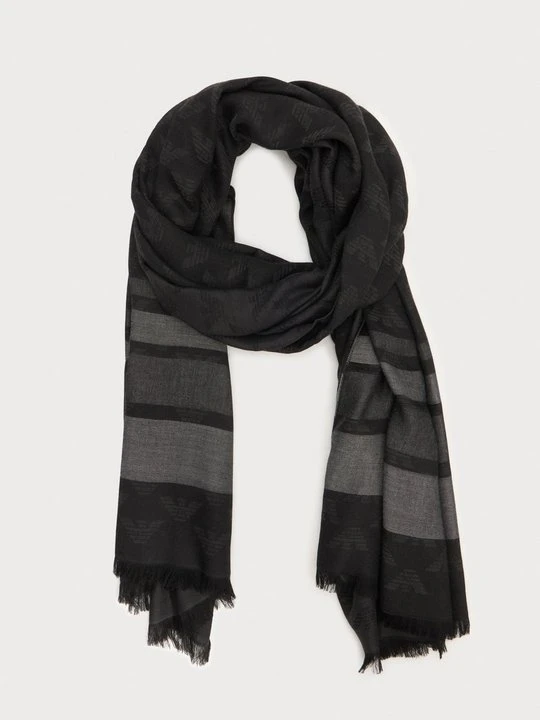 Zdjęcie produktu Szal Emporio Armani antracytowy