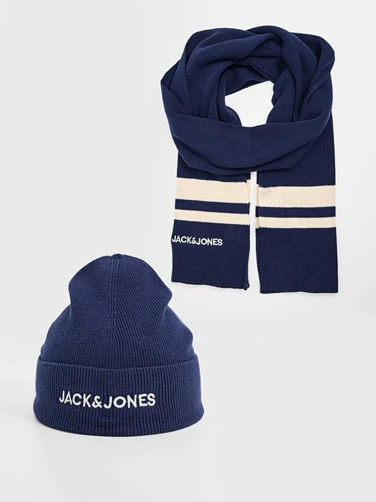 Zdjęcie produktu Szal Jack&Jones granatowy