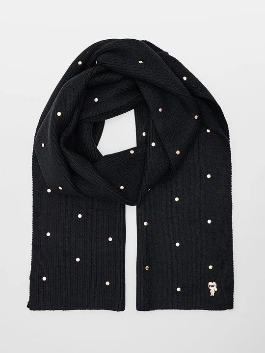 Zdjęcie produktu Szal KARL LAGERFELD czarny