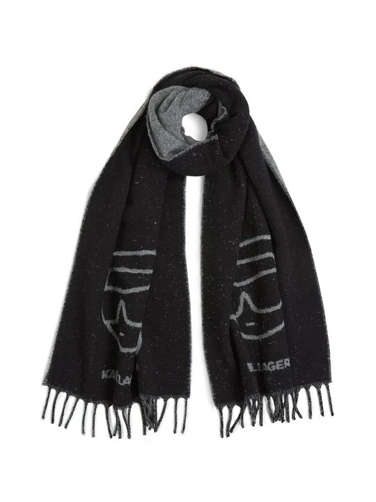 Zdjęcie produktu Szal KARL LAGERFELD czarny