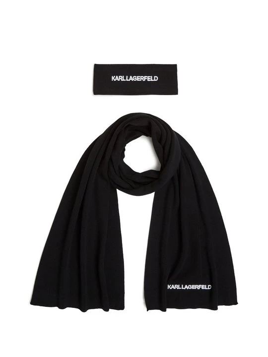 Zdjęcie produktu Szal KARL LAGERFELD czarny