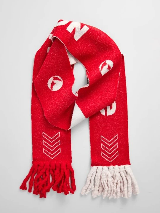 Zdjęcie produktu Szal Lanvin czerwony