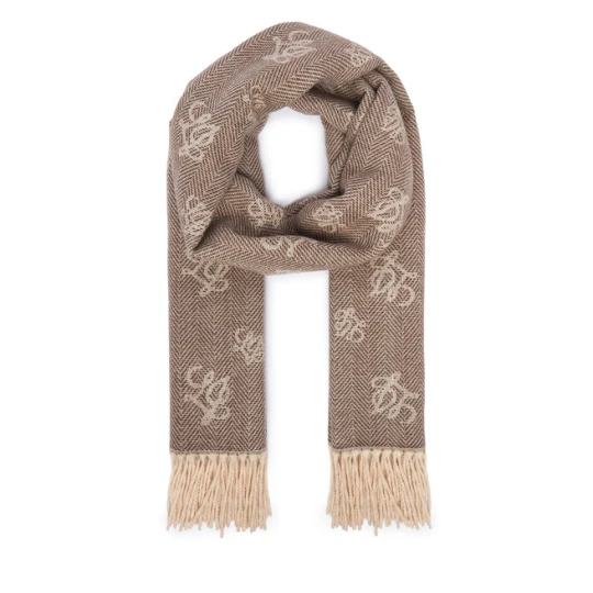 Zdjęcie produktu Szal Liu Jo 2F6034 T0300 Beżowy ciemny