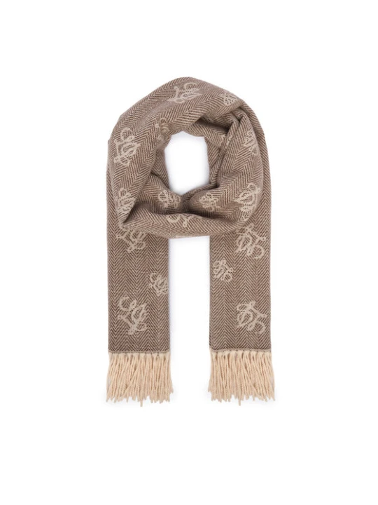Zdjęcie produktu Szal Liu Jo 2F6034 T0300 Beżowy ciemny