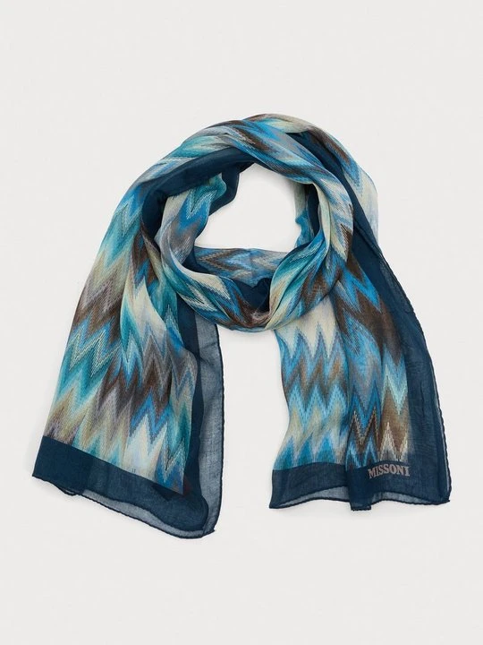 Zdjęcie produktu Szal Missoni niebieski