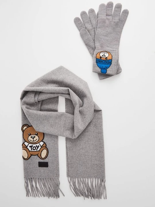 Zdjęcie produktu Szal MOSCHINO szary