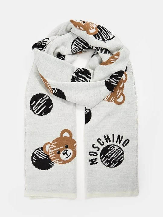 Zdjęcie produktu Szal MOSCHINO biały