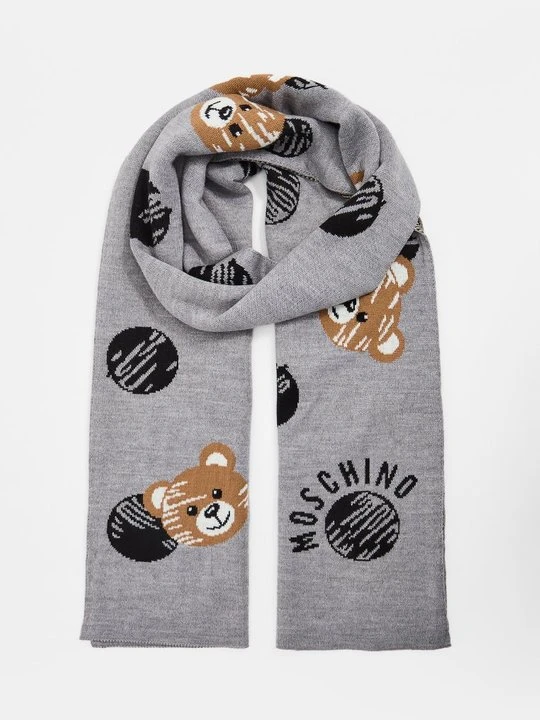 Zdjęcie produktu Szal MOSCHINO szary