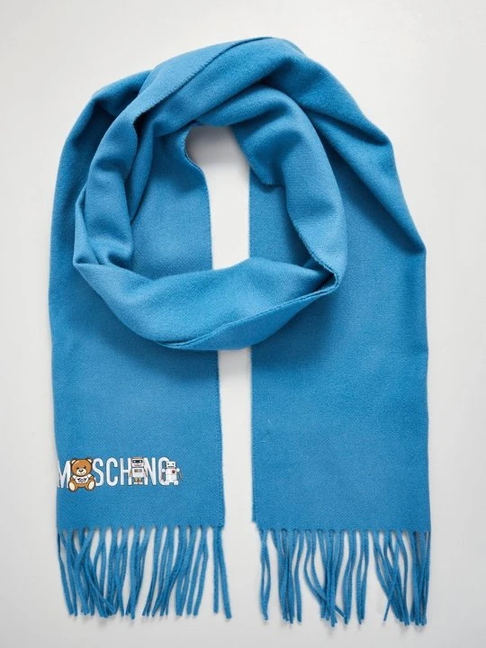 Zdjęcie produktu Szal MOSCHINO niebieski