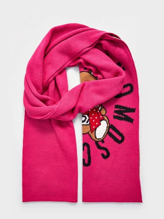 Zdjęcie produktu Szal MOSCHINO jasnoróżowy melanż