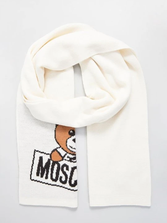 Zdjęcie produktu Szal MOSCHINO biały