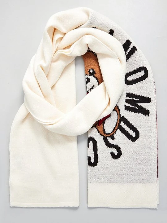 Zdjęcie produktu Szal MOSCHINO biały