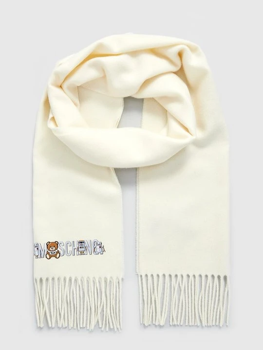 Zdjęcie produktu Szal MOSCHINO biały