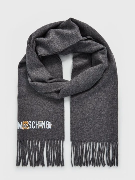 Zdjęcie produktu Szal MOSCHINO ciemnoszary