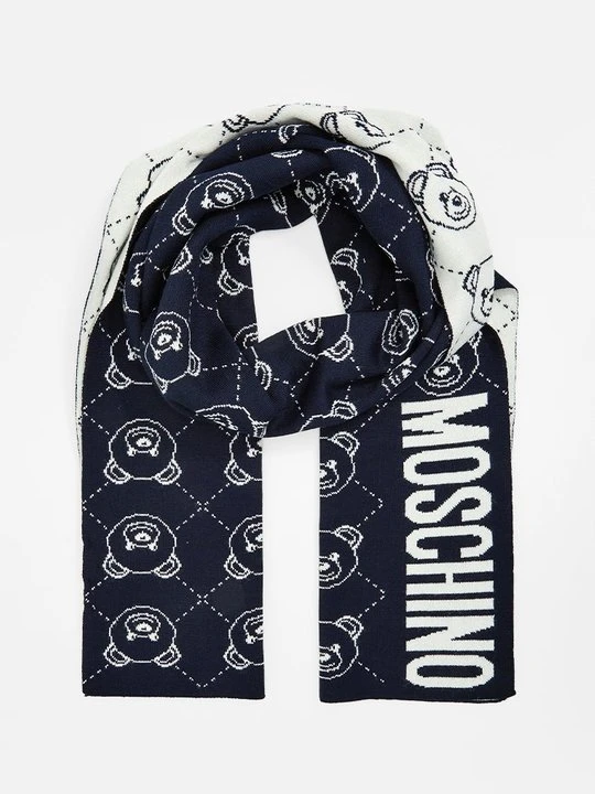 Zdjęcie produktu Szal MOSCHINO granatowy