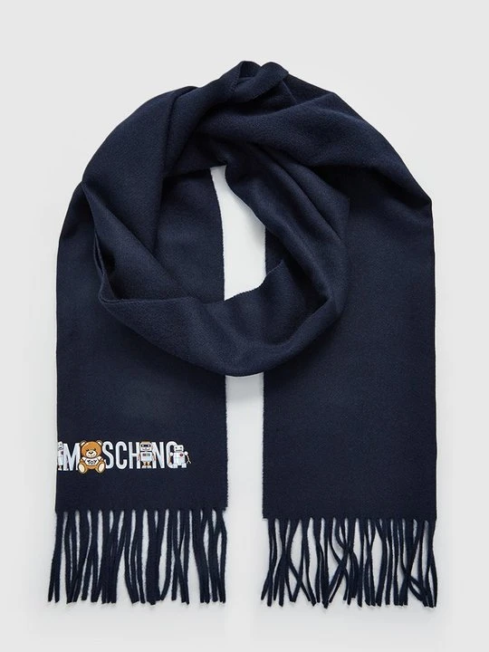Zdjęcie produktu Szal MOSCHINO granatowy