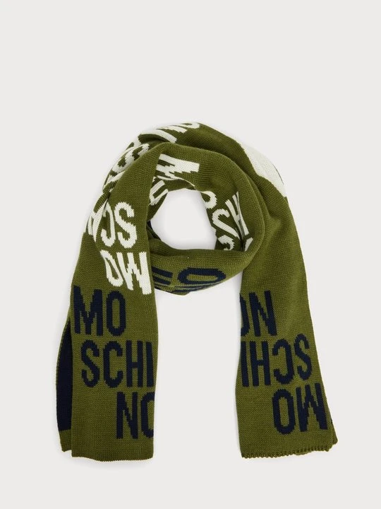Zdjęcie produktu Szal MOSCHINO khaki