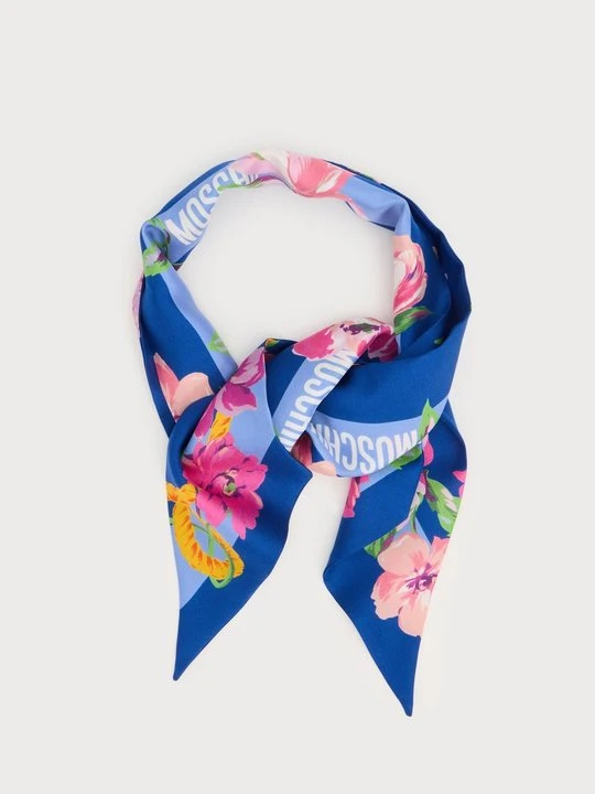Zdjęcie produktu Szal MOSCHINO niebieski