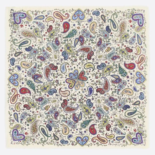 Zdjęcie produktu Szal paisley off white BIMBA Y LOLA
