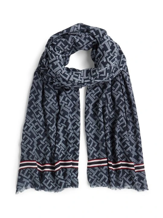 Zdjęcie produktu Szal Tommy Hilfiger niebieski
