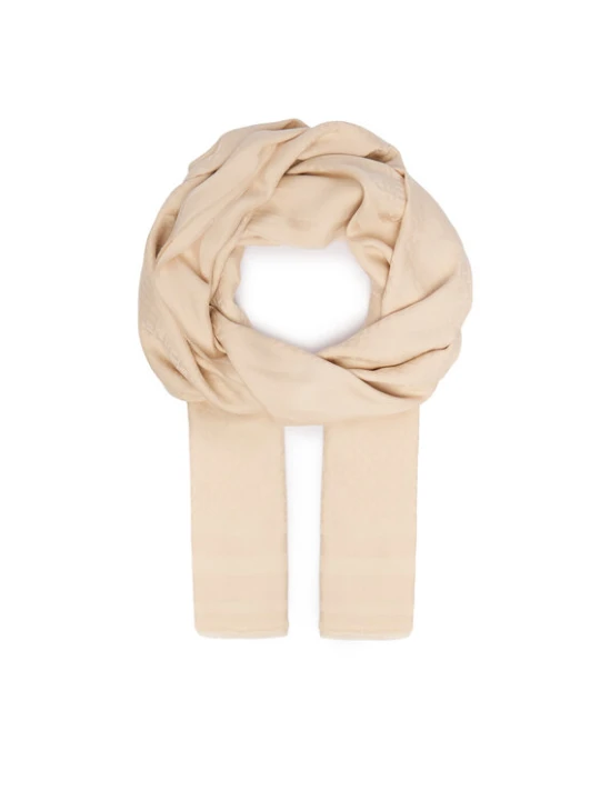 Zdjęcie produktu Szal Tommy Hilfiger Th Monogram Scarf AW0AW18273 Beżowy jasny