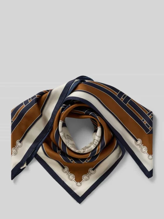 Zdjęcie produktu Szal z czystego jedwabiu Gant Camel