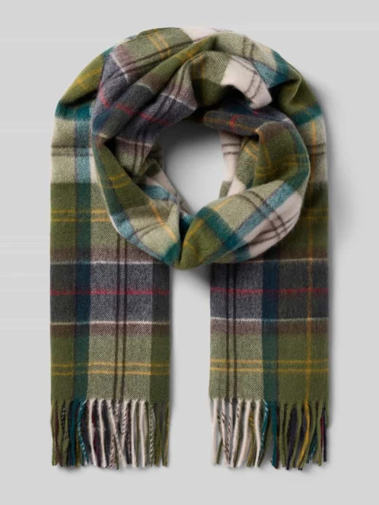 Zdjęcie produktu Szal z czystej wełny model 'SERENA' Barbour Oliwkowy